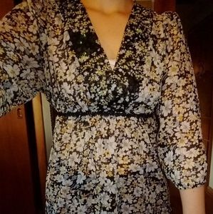 American Rag Floral Blouse/Top